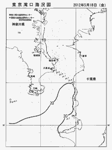 東京湾口海況図(2012/05/18)