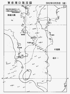 東京湾口海況図(2012/05/25)