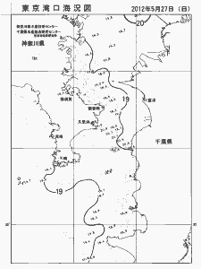 東京湾口海況図(2012/05/27)