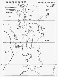 東京湾口海況図(2012/05/30)