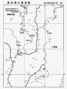 東京湾口海況図(2012/05/31)