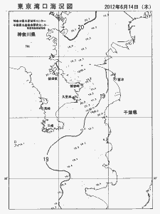 東京湾口海況図(2012/06/14)