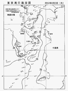 東京湾口海況図(2012/08/02)