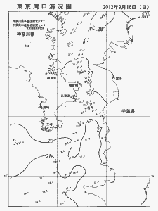 東京湾口海況図(2012/09/16)