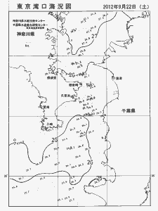 東京湾口海況図(2012/09/22)