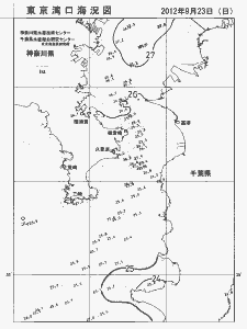 東京湾口海況図(2012/09/23)