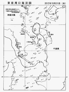 東京湾口海況図(2012/10/31)