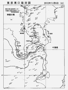 東京湾口海況図(2012/11/06)