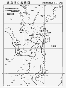東京湾口海況図(2012/11/15)