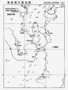 東京湾口海況図(2012/11/20)