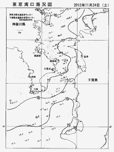 東京湾口海況図(2012/11/24)