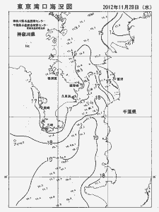 東京湾口海況図(2012/11/28)