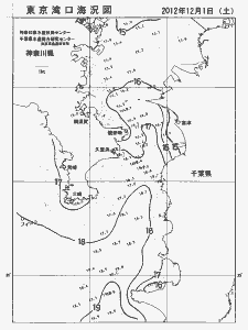 東京湾口海況図(2012/12/01)