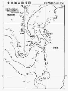 東京湾口海況図(2012/12/04)