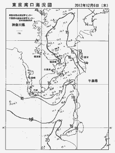 東京湾口海況図(2012/12/06)
