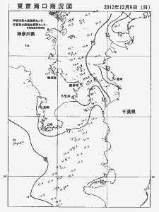 東京湾口海況図(2012/12/09)