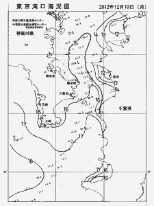 東京湾口海況図(2012/12/10)