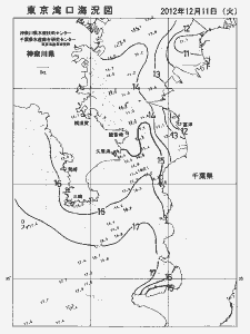 東京湾口海況図(2012/12/11)