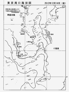 東京湾口海況図(2012/12/14)