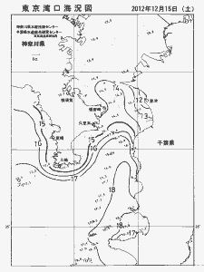 東京湾口海況図(2012/12/15)