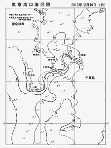 東京湾口海況図(2012/12/16)
