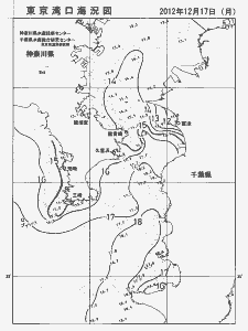 東京湾口海況図(2012/12/17)