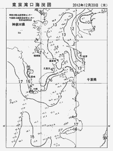 東京湾口海況図(2012/12/20)