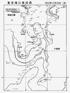 東京湾口海況図(2012/12/24)
