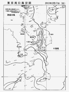東京湾口海況図(2013/02/17)