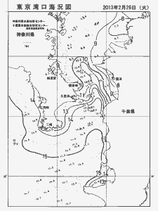 東京湾口海況図(2013/02/26)