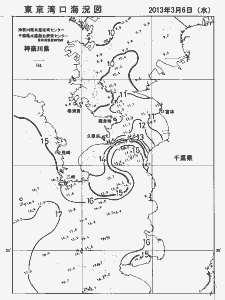 東京湾口海況図(2013/03/06)