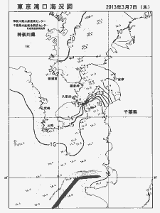東京湾口海況図(2013/03/07)