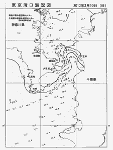 東京湾口海況図(2013/03/10)