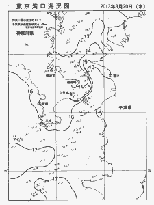 東京湾口海況図(2013/03/20)