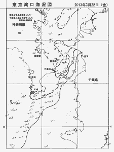東京湾口海況図(2013/03/22)