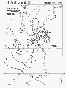 東京湾口海況図(2013/04/02)