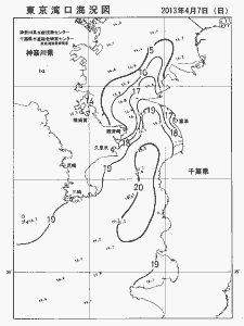 東京湾口海況図(2013/04/07)