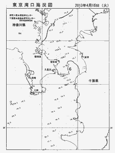 東京湾口海況図(2013/04/16)