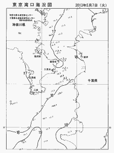 東京湾口海況図(2013/05/07)