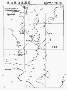 東京湾口海況図(2013/05/14)