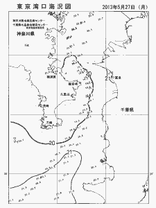 東京湾口海況図(2013/05/27)