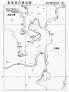 東京湾口海況図(2013/06/03)