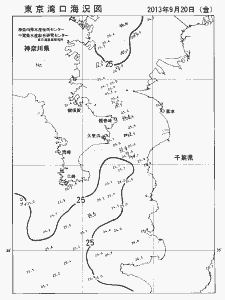 東京湾口海況図(2013/09/20)
