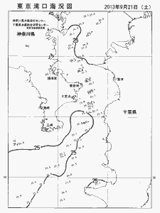 東京湾口海況図(2013/09/21)
