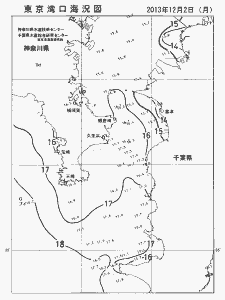 東京湾口海況図(2013/12/02)