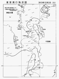 東京湾口海況図(2013/12/03)