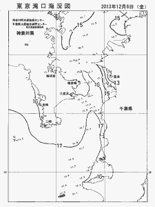 東京湾口海況図(2013/12/06)