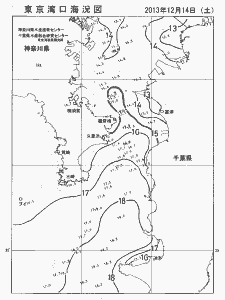 東京湾口海況図(2013/12/14)