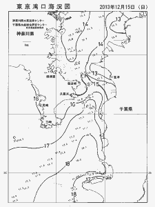 東京湾口海況図(2013/12/15)