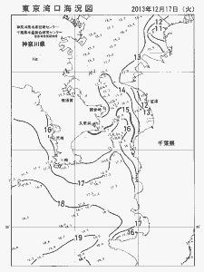 東京湾口海況図(2013/12/17)